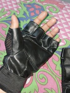Leather Gloves (Bicycling, Weights, Etc)  For Bothe Women And Men.