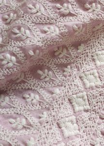 Embroidered Chikankari Pink Straight Kurta💕🍁