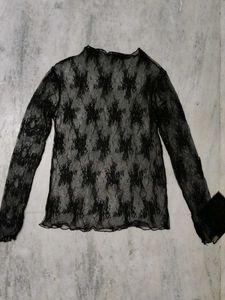 Beautiful Net Black Sheer Top🖤