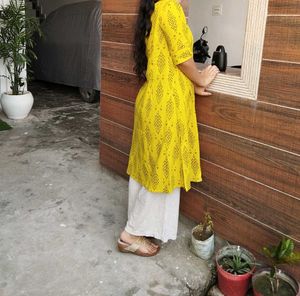 Yellow Kurti