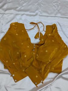 Elegant Mustard Blouse