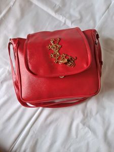 Red Satchel Bag