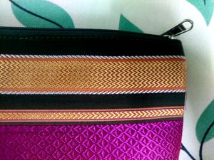 Handmade Clutch  Made Of Saree