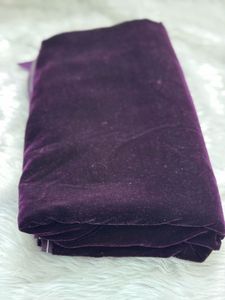 Premium Purple Velvet Dress Material