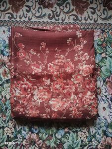 Maroon Floral Delight Women Saree