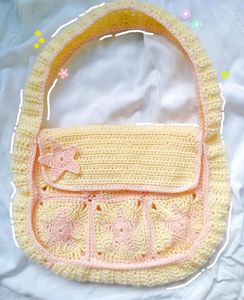 Star Crochet Shoulder Bag