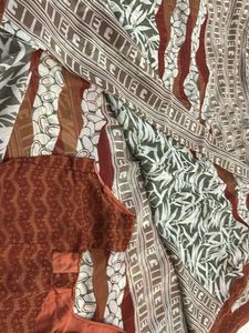 Designer Printed Saree With Blouse