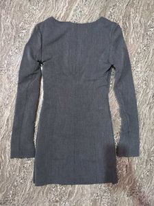 Winter Grey Formal And Party Dress 🌟