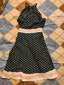 Polka Dot Halter Dress