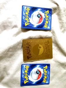 2 Pokemon Cards + 1 Golden Card Combo
