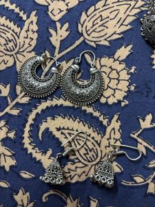 Old Stuff  Used Chain Oxidised Earrings Too