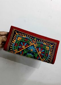 MultiColour Embroidery Hand purse For Womens
