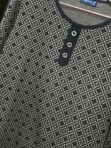 Patterned Long Sleeve Top