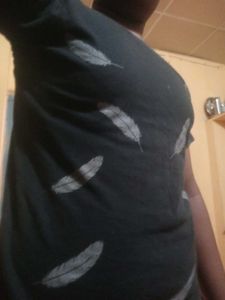Myself Charan, I am selling my old black t Shirt