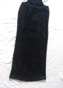 Brand New(Newme)Low Back Glitter Hollow Long Dress