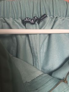 Green Casual Pants