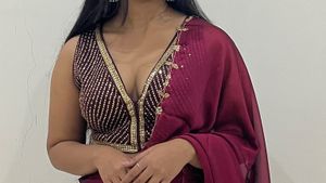 Plunge Neck Blouse