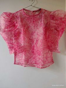 Elegant Organza Dream – Brand New XS Top!