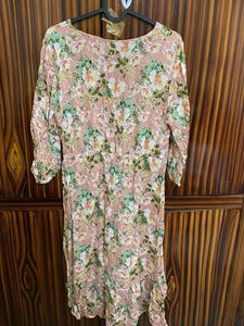 Floral Print Midi Dress