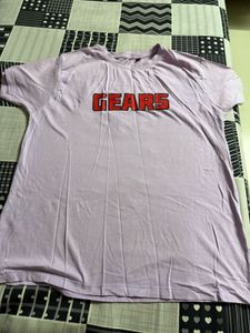 Lavender &#34;GEARS&#34; Graphic Tee