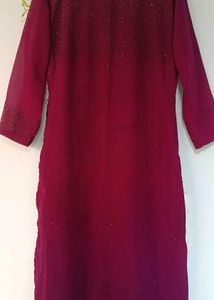 Elegant Maroon Kurta