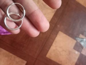 pur Silver 925 Hoop Earrings