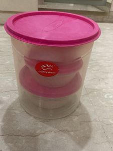 Princeware 5 Kitchen Containers/ Storage Jars +Lid