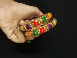 Multi Colour Bangles For Womens/Girls 😍