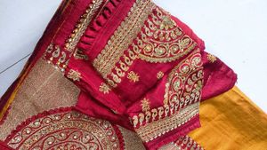 Beautiful Mustard Saree💗💗💗