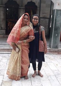 Navy Blue Stone And Zari Work Midi With Dupatta