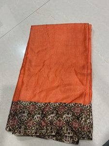 Silk Saree with Traditional Border