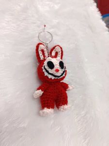 Crochet Labubu Dall Keychain