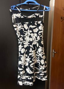 Floral Black Dress