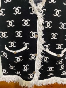 chanel dupe vest sweater