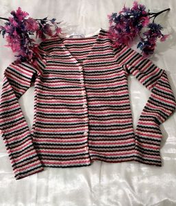 WOMEN'S MULTI COLOUR CARDIGAN