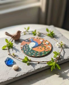 Handpainted Wall Plates (Set of 3)