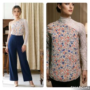 Floral One-Shoulder Top