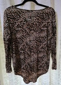 Cheetah Print Top UK 12