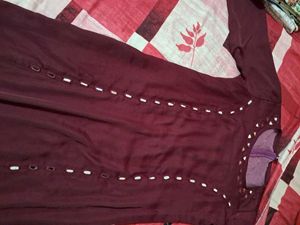 Elegant Maroon Kurta