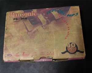 Vintage Pansonic PS-368 Portable VCD / MP3 Player