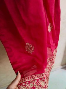 Elegant Pink Embroidered Kurta Set