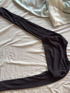 Black Cutout Long Sleeve Bolero Top