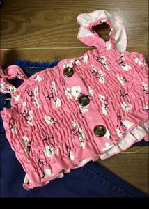 Girls' Top &amp; Jeans Set