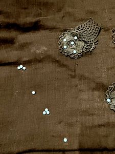 Elegant Dark Brown Dupatta