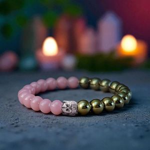 Love Quartz And Evil Eye Bracelet Combo Set