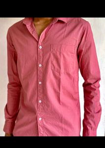 Dennis Lingo Pink Shirt 38 inch S Size