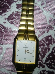 Titan Gold-Tone Stainless Steel Watch