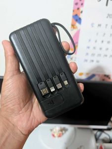 Zebronics - 10000 Mah PowerBank With Inbuilt Cable