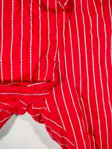 Red Striped Salwars (Women&#39;s)