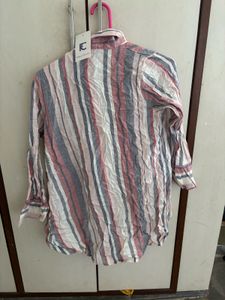 Striped Ruffle Hem Cami Top